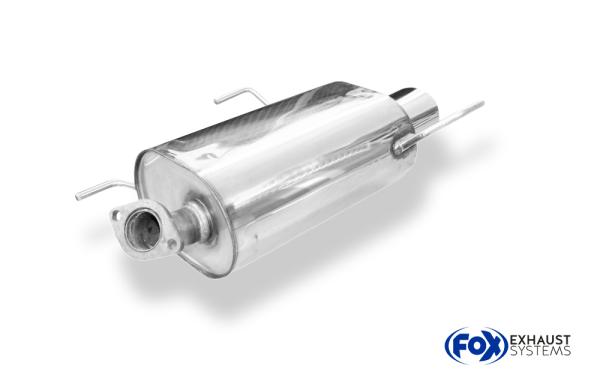 Endschalldämpfer - 115x85 Typ 33 passend für: Nissan Almera N15